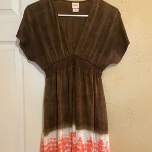 Short Sleeve Ombré Dress